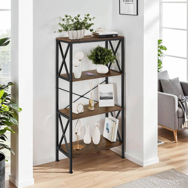 Regal Barry Industrial Holz dunkel, rustikal