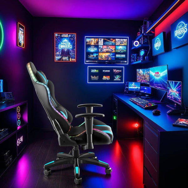 Tartaros gaming chair black/azure 