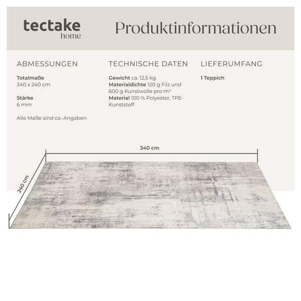 Vintage Designer Teppich Nadira 240 x 340 cm