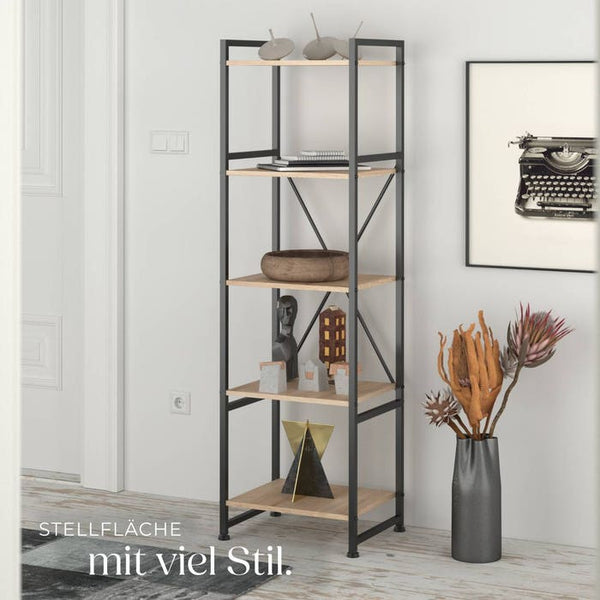 Regal Manchester Industrial Holz hell, Eiche Sonoma