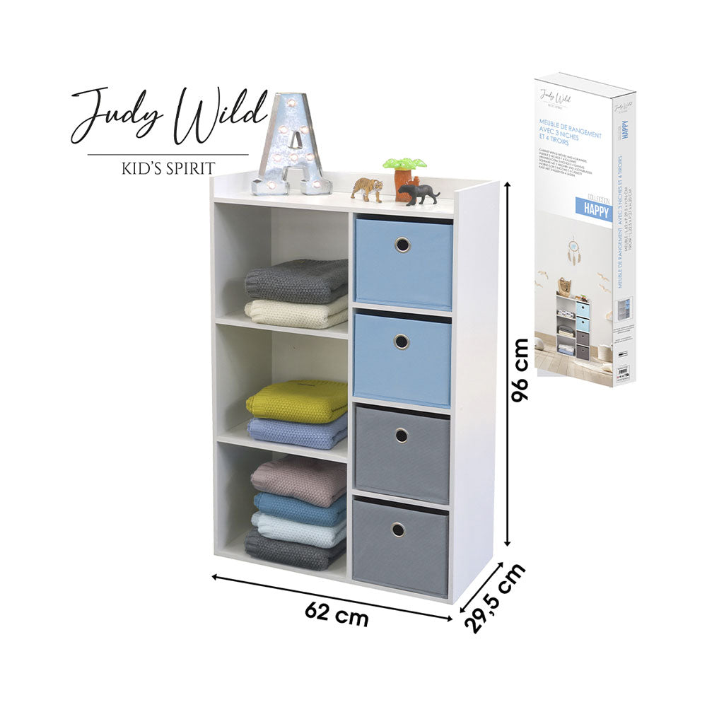 Scaffale portaoggetti Judy Wild per bambini