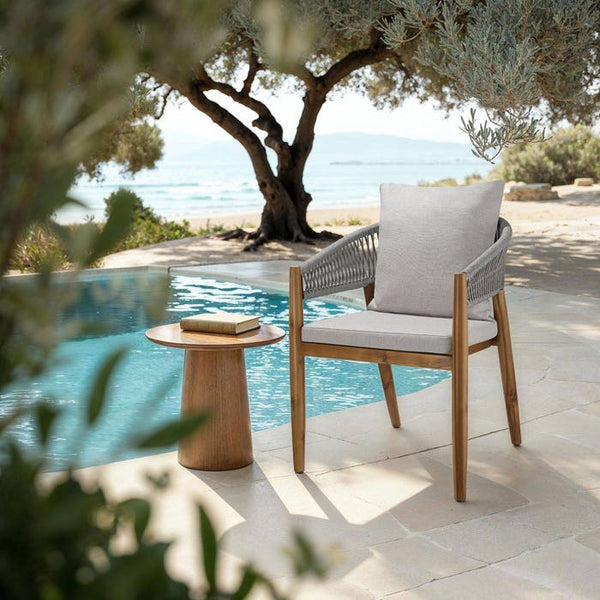 Gartenstuhl Manacor greige 2er Set