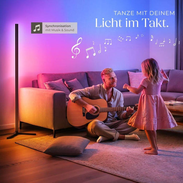 LED-Stehlampe Spectra 2er Set