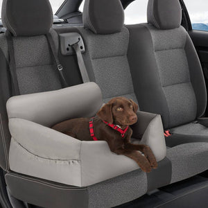 Hundeautositz Milow grau