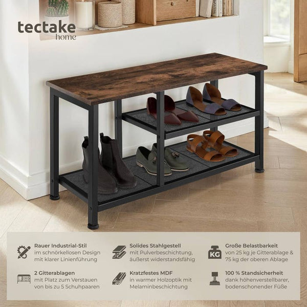 Scarpiera Taunton - Marrone scuro industriale 