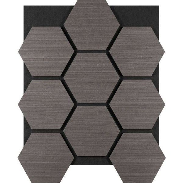Akustikpaneele Sonic Shield Eiche grau 4er Set