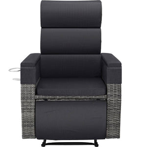 Aluminium Rattansessel Pacentro