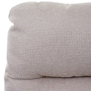 6er-Set drehbare Esszimmerstühle aus Stoff Küchenstuhl creme