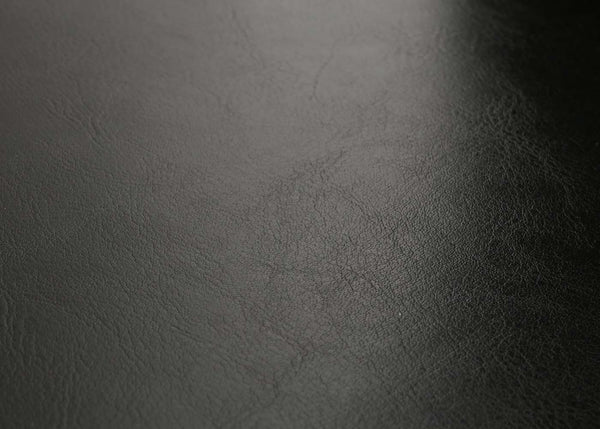6er-Set Esszimmerstühle Kunstleder mit hellen Beinen schwarz
