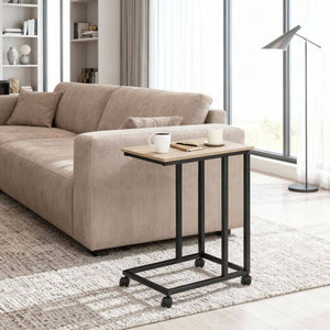 Beistelltisch Luton Industrial Holz hell, Eiche Sonoma