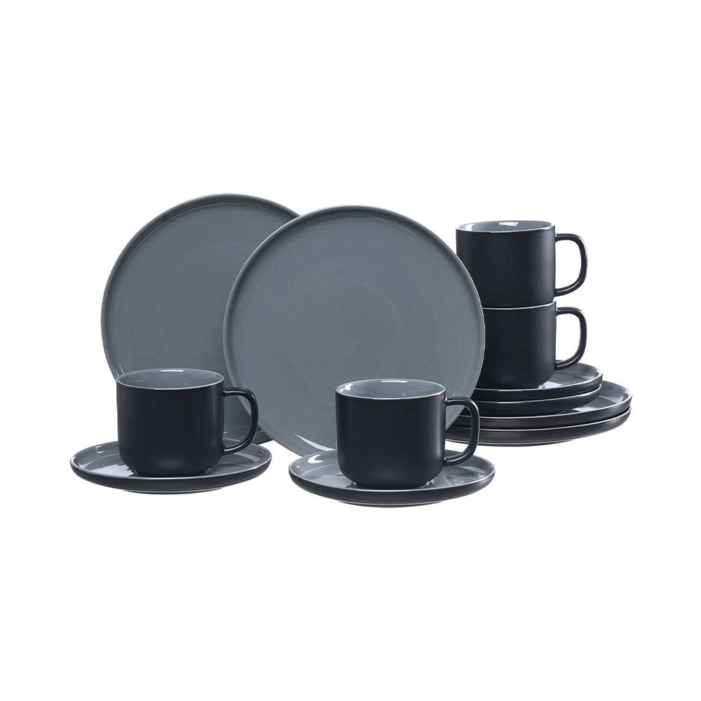 Ritzenhoff & Breker Jasper Kaffeeservice 12-teilig schwarz