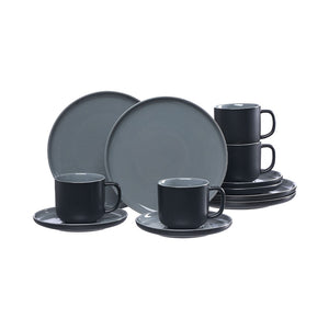 Ritzenhoff & Breker Jasper Kaffeeservice 12-teilig schwarz