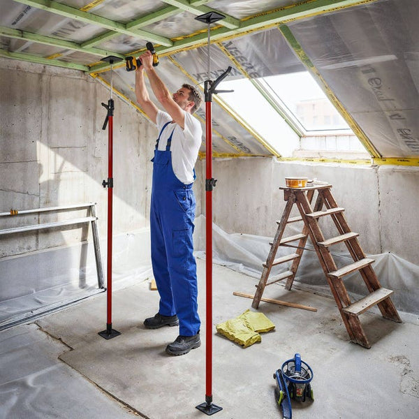 2x Deckenstützen 115 bis max. 290cm, rot