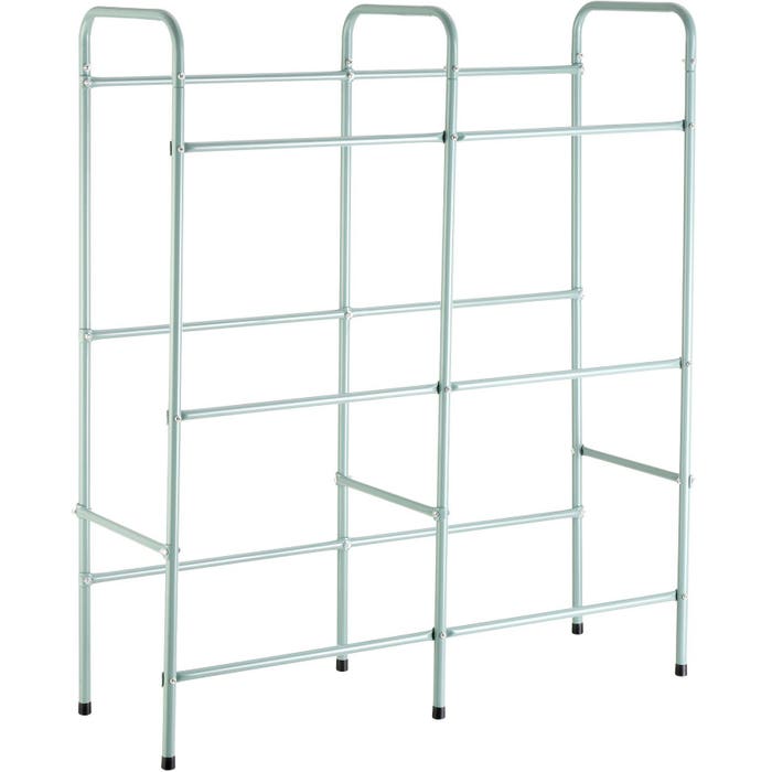 Beverage crate rack for 6 beverage crates