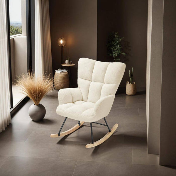 Schaukelstuhl Torve beige