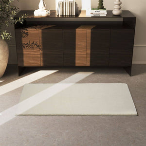 Kurzflorteppich Soft Zone beige 80 x 150 cm