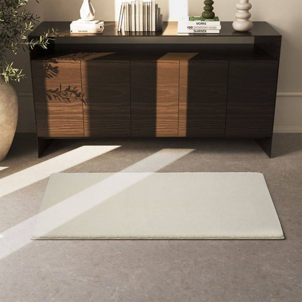 Kurzflorteppich Soft Zone beige 80 x 150 cm