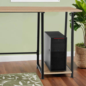 Schreibtisch Paisley Industrial Holz hell, Eiche Sonoma