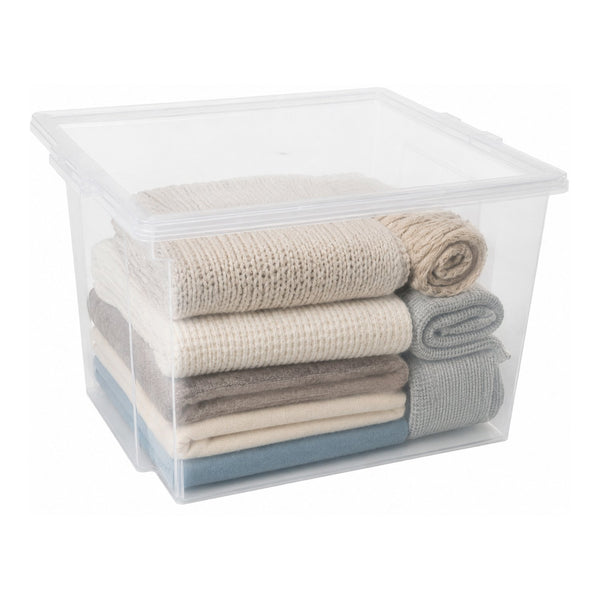 6x Aufbewahrungsbox 30L mit Deckel