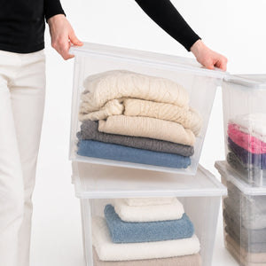 6x Aufbewahrungsbox 30L mit Deckel