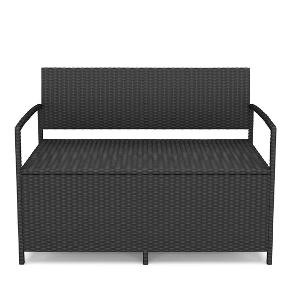 Truhenbank SUNNY schwarz