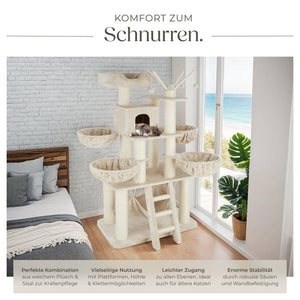 Kratzbaum Gismo beige/weiss