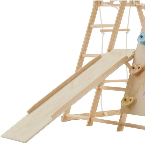 Klettergerüst Mont Blanc 8in1 Indoor Holz klappbar braun