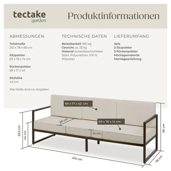 Garten-Loungesofa Comosa