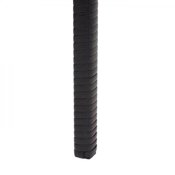 Poly-Rattan Esstisch HWC-G16, Esszimmertisch Gartentisch Tisch, Gastronomie 112x60cm ~ schwarz
