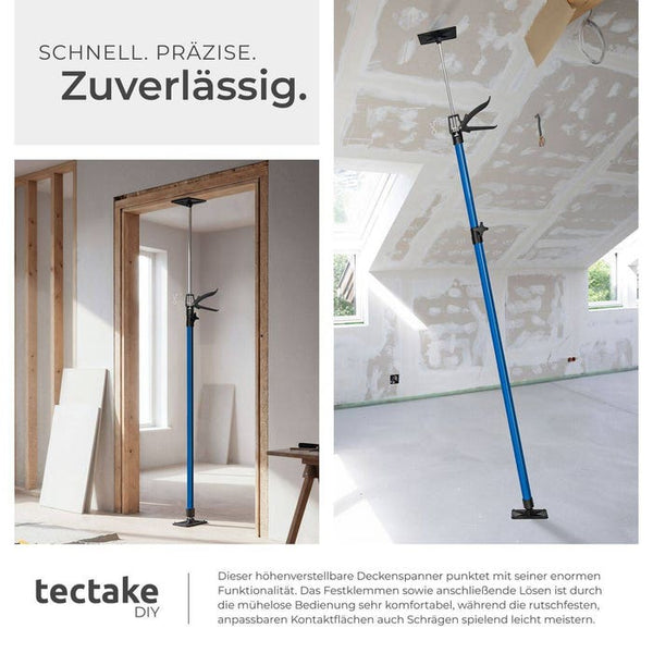 2x Deckenstützen 115 bis max. 290cm, blau