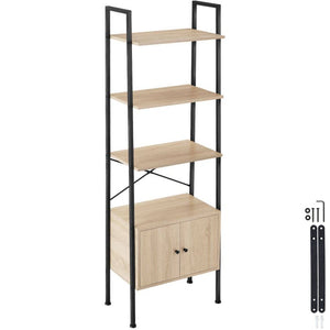 Leiterregal Brentwood Industrial Holz hell, Eiche Sonoma