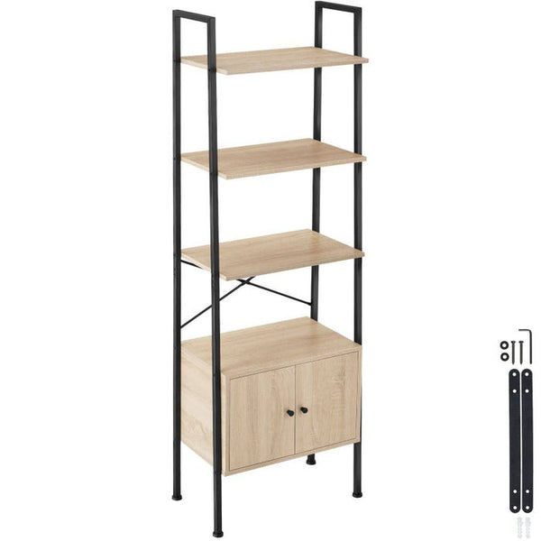 Leiterregal Brentwood Industrial Holz hell, Eiche Sonoma