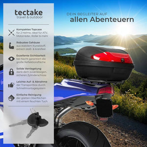 Topcase mit Reflektor, Volumen ca. 48 Liter