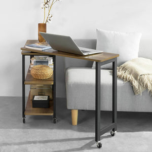 L-förmiger Beistelltisch Couchtisch Eckschreibtisch Industrie-Design FWT83-PF