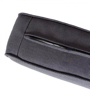Gartengarnitur HWC-G28, Sitzgruppe Lounge-Set, Akazie Holz halbrundes Rattan verstellbar MVG ~ anthrazit, Kissen grau
