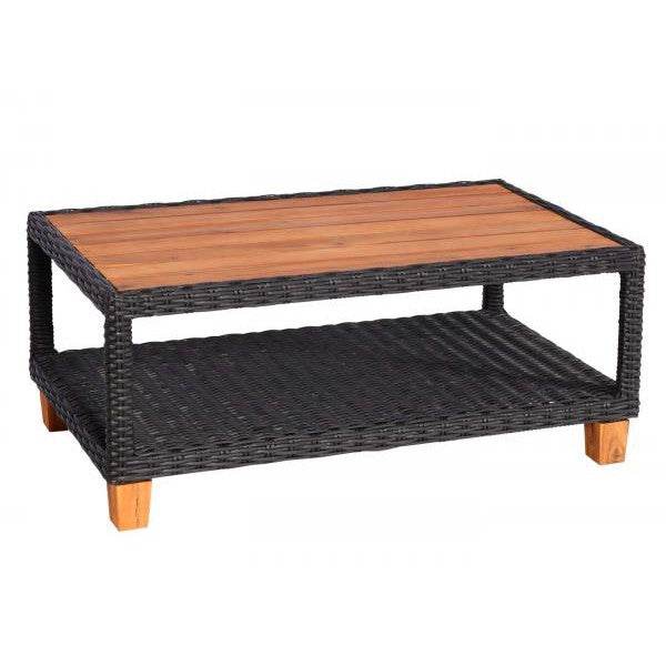 Gartengarnitur HWC-G28, Sitzgruppe Lounge-Set, Akazie Holz halbrundes Rattan verstellbar MVG ~ anthrazit, Kissen grau