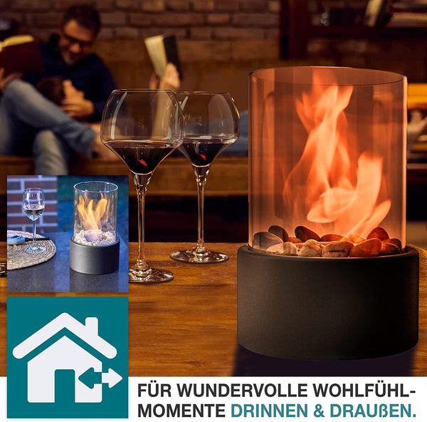 TOM Bioethanol Tischkamin 14tlg. Plus Geschenk