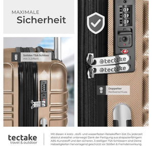 Hartschalenkofferset 4-tlg. champagner