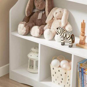 Kinderbücherregal | Spielzeugregal | Aufbewahrungsregal Für Kinder | Weiss