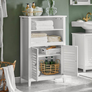Badkommode | Badzimmerschrank | Flurschrank Weiss BZR13-W
