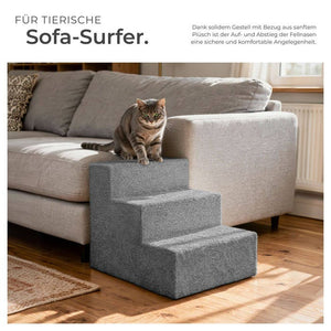 Haustiertreppe Paw Path grau