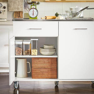 Küchenschrank Weiss | Küchenwagen | Kücheninsel | Servierwagen