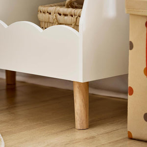 Kinderbücherregal Aufbewahrungsregal Montessori Regal Weiss