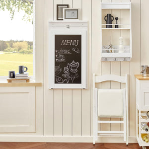 Wandtisch klappbar | Wandtisch mit Küchen Tafel | Klapptisch Weiss FWT20-W