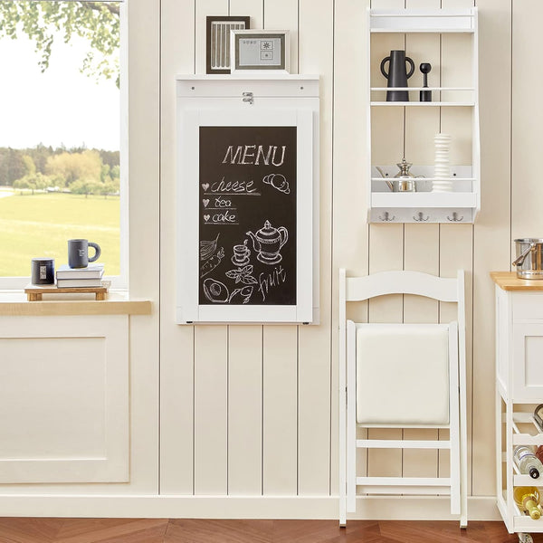 Wandtisch klappbar | Wandtisch mit Küchen Tafel | Klapptisch Weiss FWT20-W