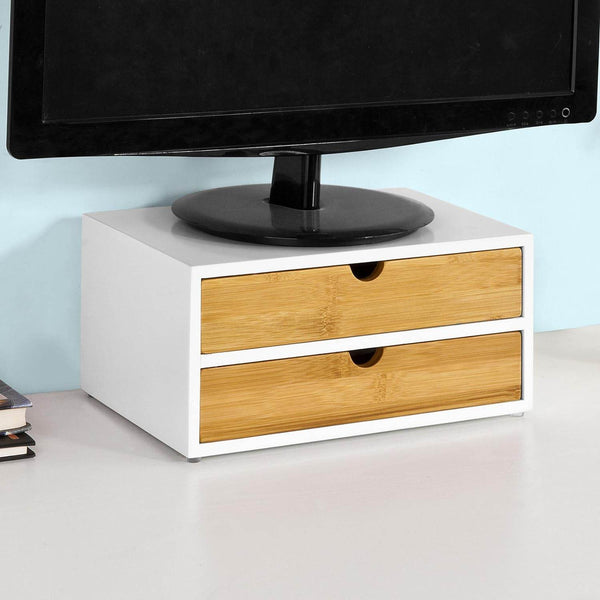 Kaffeekapsel Box Aufbewahrungsbox Schubladenbox Bambus FRG180-WN