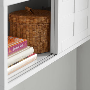 Wandgarderobe | Hängeregal | Flurgarderobe Weiss FHK18-W