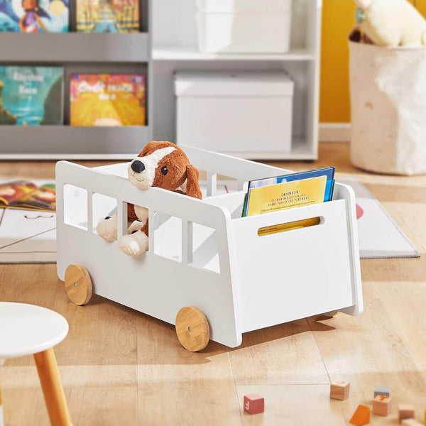 Kinderregal Spielzeugregal Aufbewahrungsregal für Kinder KMB41-W