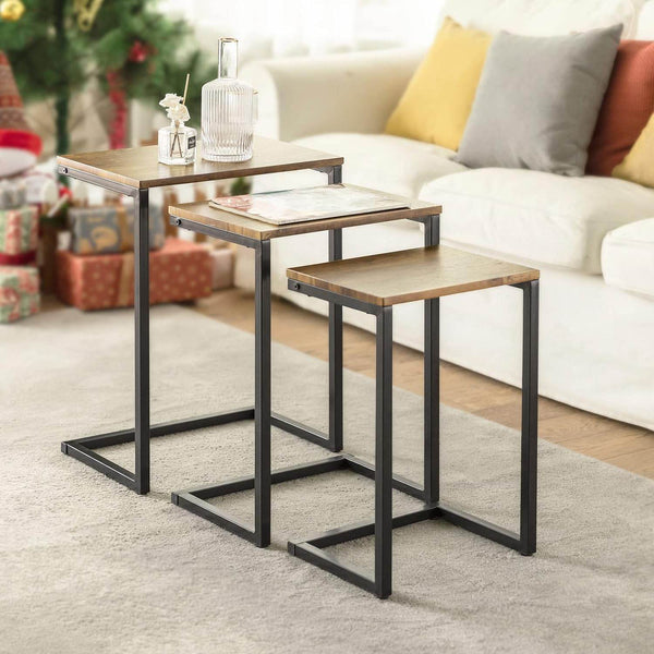 3er Set Beistelltische Sofatisch Couchtisch FBT102-F