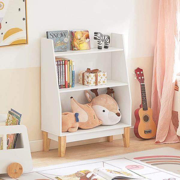 Kinderbücherregal Aufbewahrungsregal Für Kinder Weiss